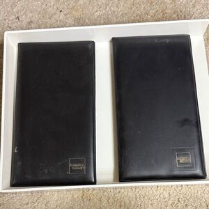 American Express Black Leather Credit card checkout  Covers 2